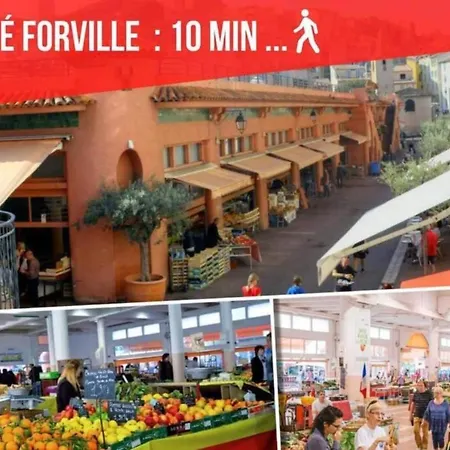 Cocoon Center - Rue D'antibes - 200m Plage- Clim - Wifi - Unique *