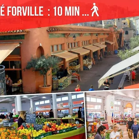 Cocoon Center - Rue D'antibes - 200m Plage- Clim - Wifi - Unique كان