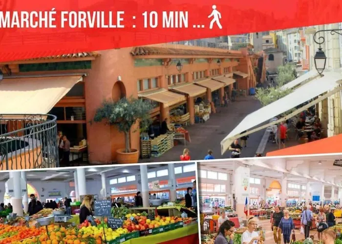 Cocoon Center - Rue D'antibes - 200m Plage- Clim - Wifi - Unique *